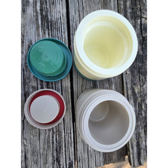 Pair Vintage Aladdin Thermo Jar Model #7000 Thermos Insulated Model #1155 - Picture 9 of 12